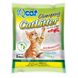 IQcat Clumping Cat Litter - Apple Flavour - 5 Liter