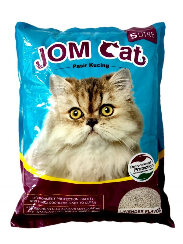 JOM Cat Clumping Cat Litter - Lavender Flavour - 5 Liter